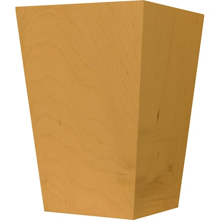 Osborne Wood Products 5 x 3 1/2 Tapered Square Foot in Hickory 4080H